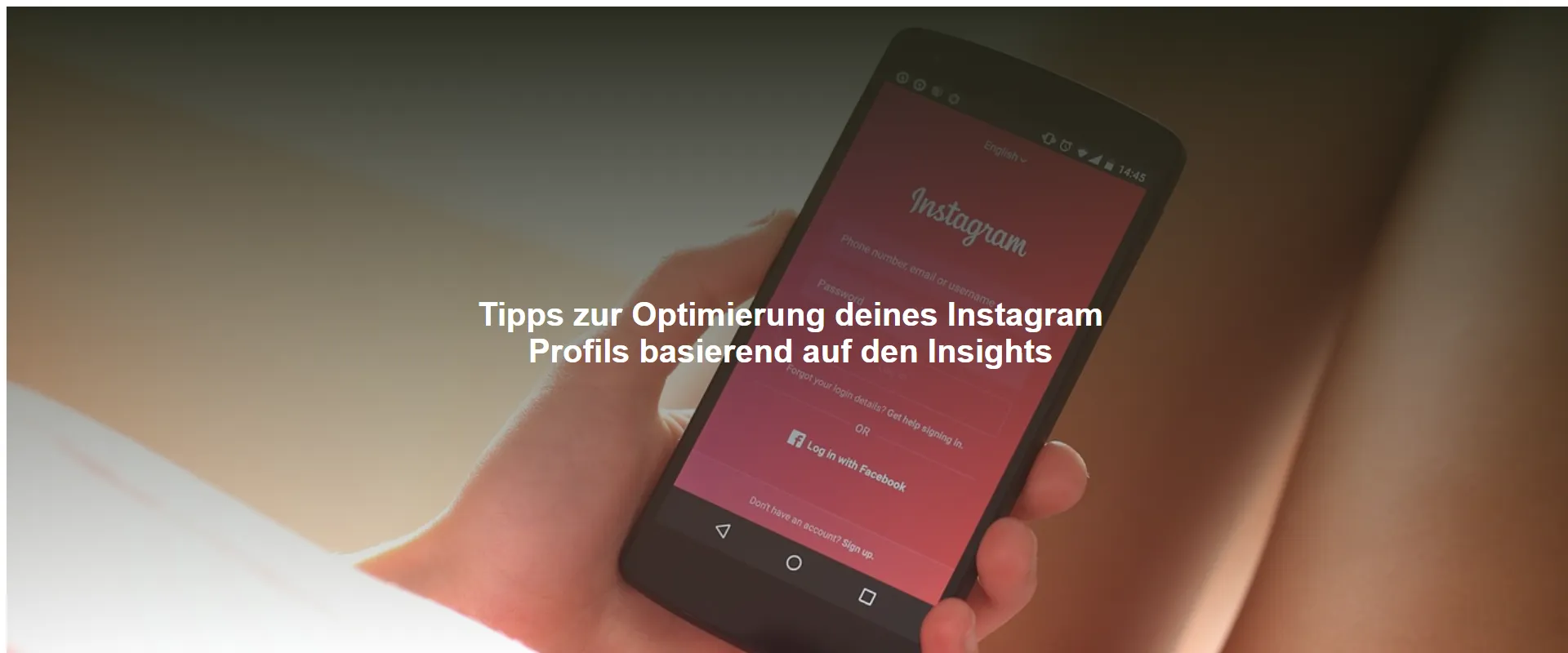Tipps zur Optimierung deines Instagram Profils basierend auf den Insights